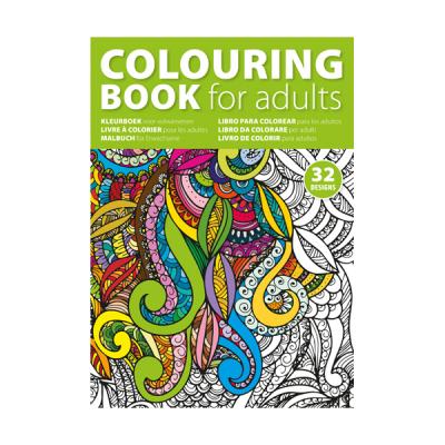 A4 Adults colouring book.