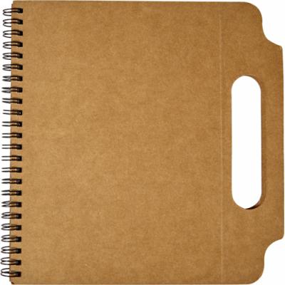 Cardboard notebook...