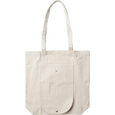 Foldable cotton (250 g/m2) carry/shopping bag