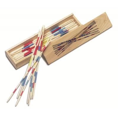 Mikado game in wooden box