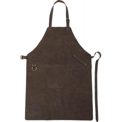 Split leather apron