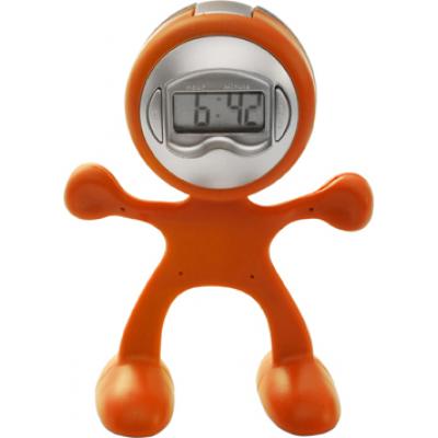 Sport-man clock with alarm