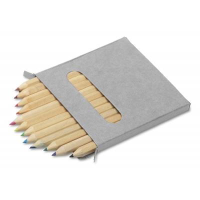 Twelve colour pencil set